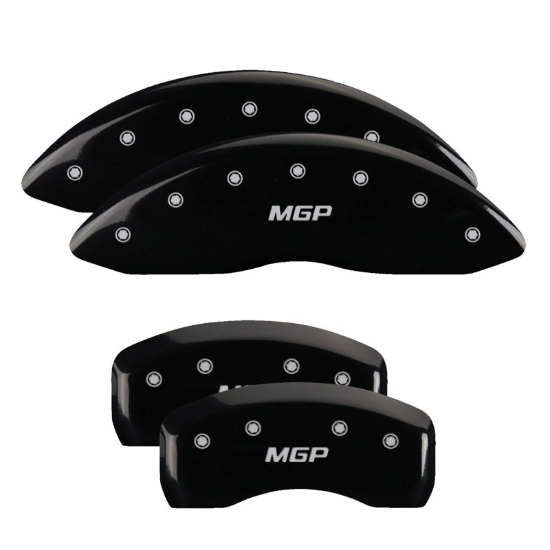 MGP 4 Caliper Covers Engraved Front & Rear MGP Black Finish Silver Characters 2018 Kia Optima-thumbmail-2
