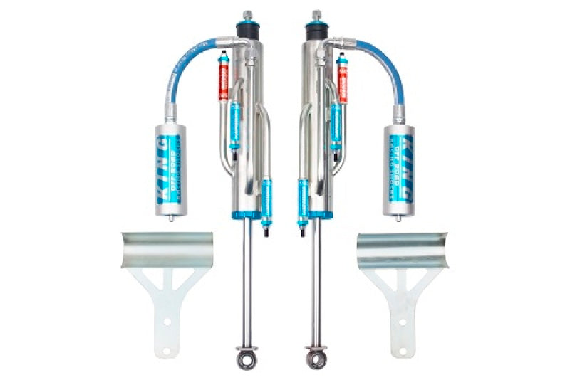 King Shocks 07-18 Jeep Wrangler JK Front 2.5 Dia Hose Remote Bypass Shock 0-2in Lift (Pair)-thumbmail-1