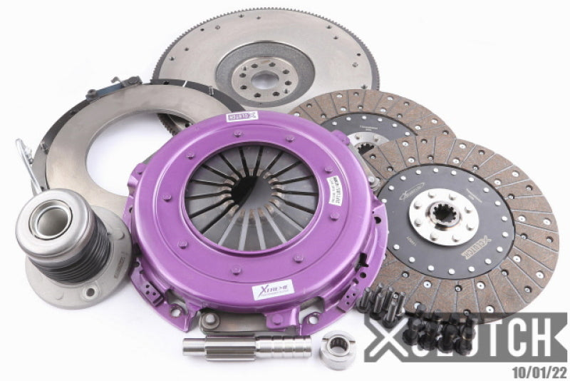 XClutch 05-10 Ford Mustang GT 4.6L 10.5in Twin Solid Organic Clutch Kit-thumbmail-1