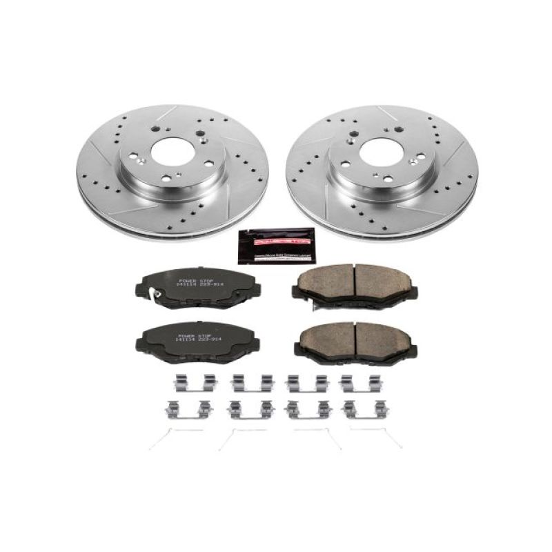 Power Stop 2013 Acura ILX Front Z23 Evolution Sport Brake Kit-thumbmail-1