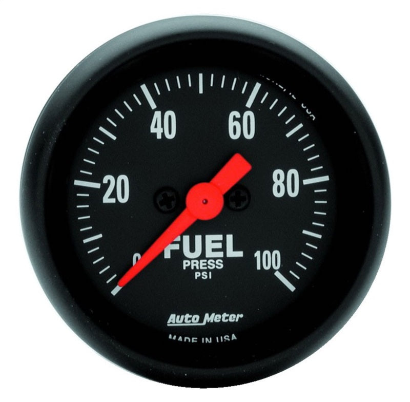 Autometer FSE 52.4mm 0-100 PSI w/o Peak & Valley Fuel Press Gauge
