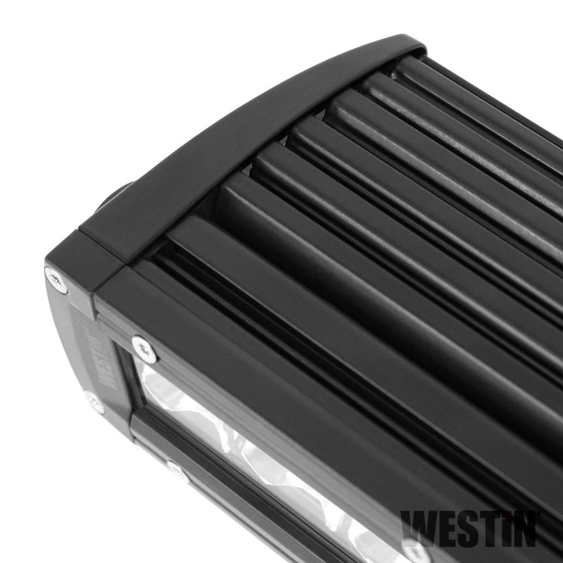 Westin Xtreme LED Light Bar Low Profile Single Row 20 inch Flood w/5W Cree - Black