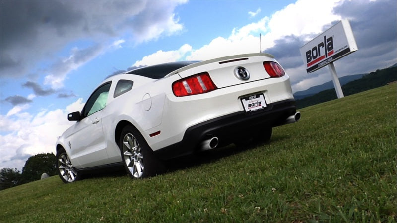 Borla 11-14 Ford Mustang 3.7L 6cyl Aggressive ATAK Exhaust (rear section only)-thumbmail-4