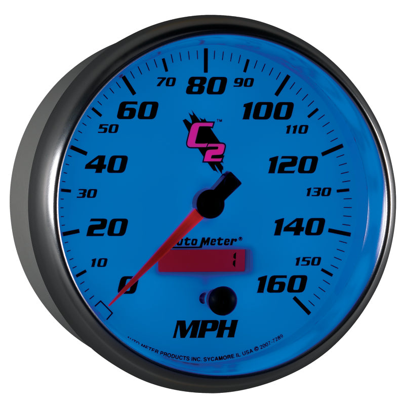 Autometer C2 5 inch 160MPH In-Dash Electronic Programmable Speedometer-thumbmail-4
