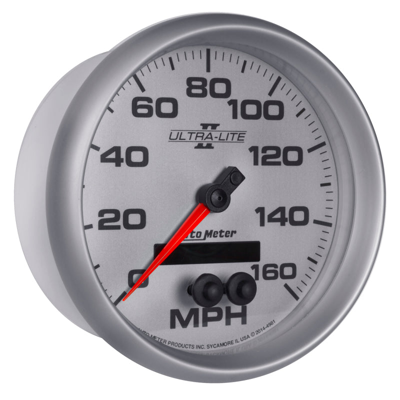 Autometer Ultra-Lite II 5in 0-140MPH In-Dash Electronic GPS Programmable Speedometer-thumbmail-4