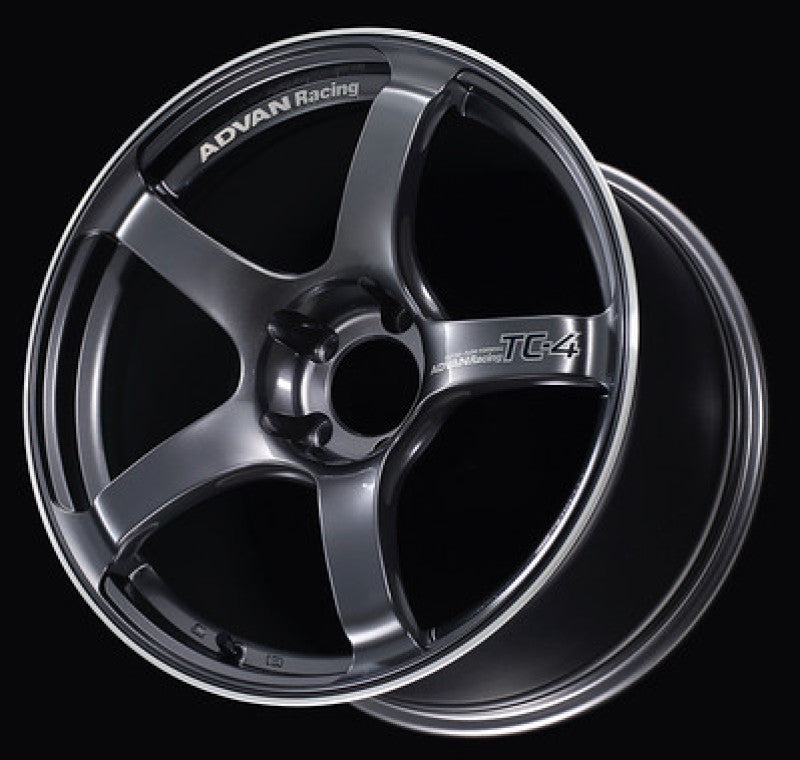 Advan TC4 16x7.0 +44 5-114.3 Racing Gunmetallic & Ring Wheel-thumbmail-1