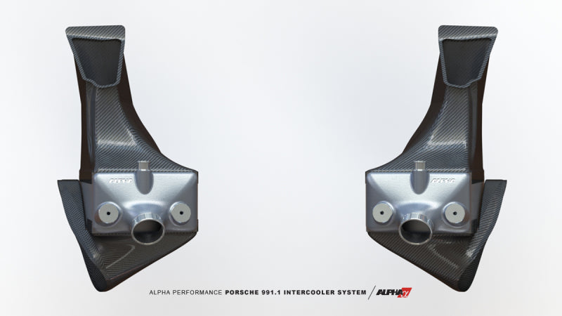 AMS Performance Porsche 997.1TT Alpha Intercooler System (For Stock Framed Turbos)-thumbmail-17