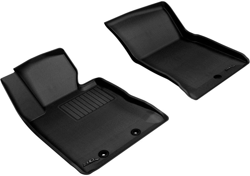 3D MAXpider 2012-2016 Hyundai Genesis Kagu 1st Row Floormat - Black-thumbmail-2