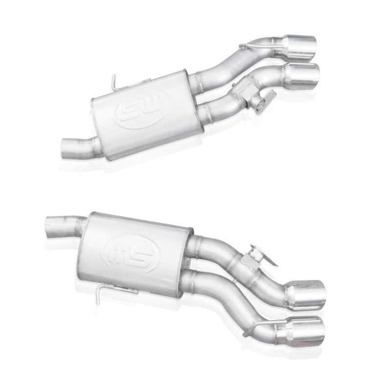 Stainless Works 2016-18 Cadillac CTS-V Sedan Axleback System Dual-Mode Turbo Mufflers 4in Tips-thumbmail-13