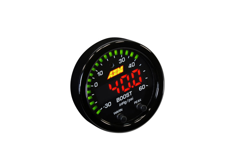 AEM X-Series Boost Pressure -30inHg 60psi Gauge Kit-thumbmail-5