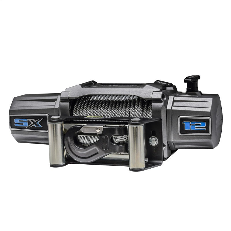 Superwinch 12000 LBS 12V DC 3/8in x 85ft Wire Rope SX 12000 Winch - Graphite-thumbmail-4