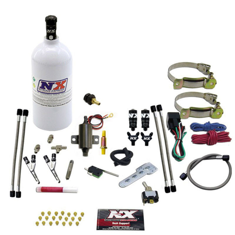 Nitrous Express 2 Cyl Vortech Nitrous Kit w/2.5lb Bottle-thumbmail-1