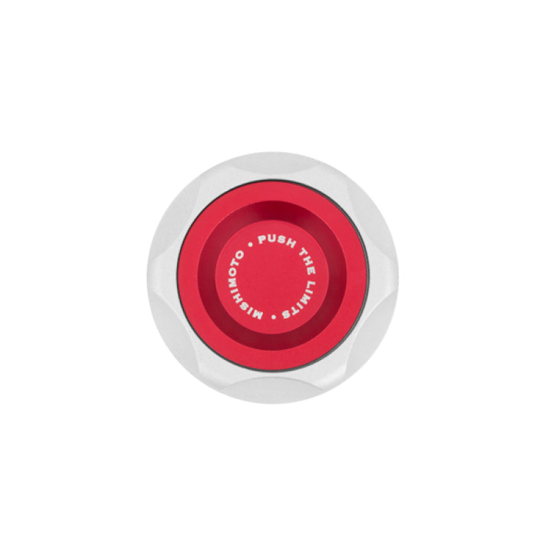 Mishimoto 87-01 Ford Mustang Oil FIller Cap - Red-thumbmail-3