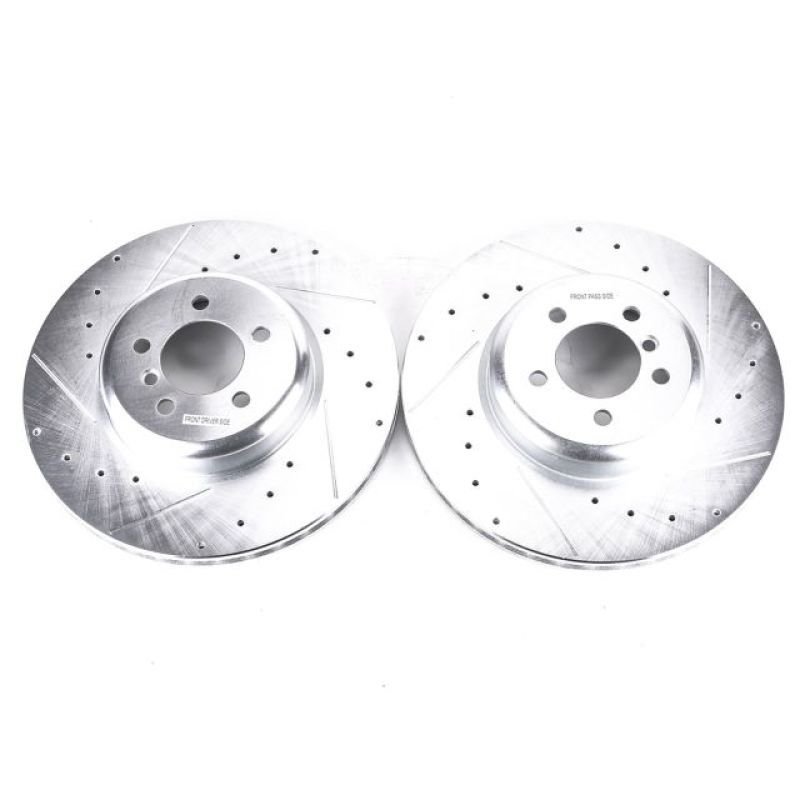 Power Stop 13-15 BMW 335i Front Evolution Drilled & Slotted Rotors - Pair-thumbmail-1