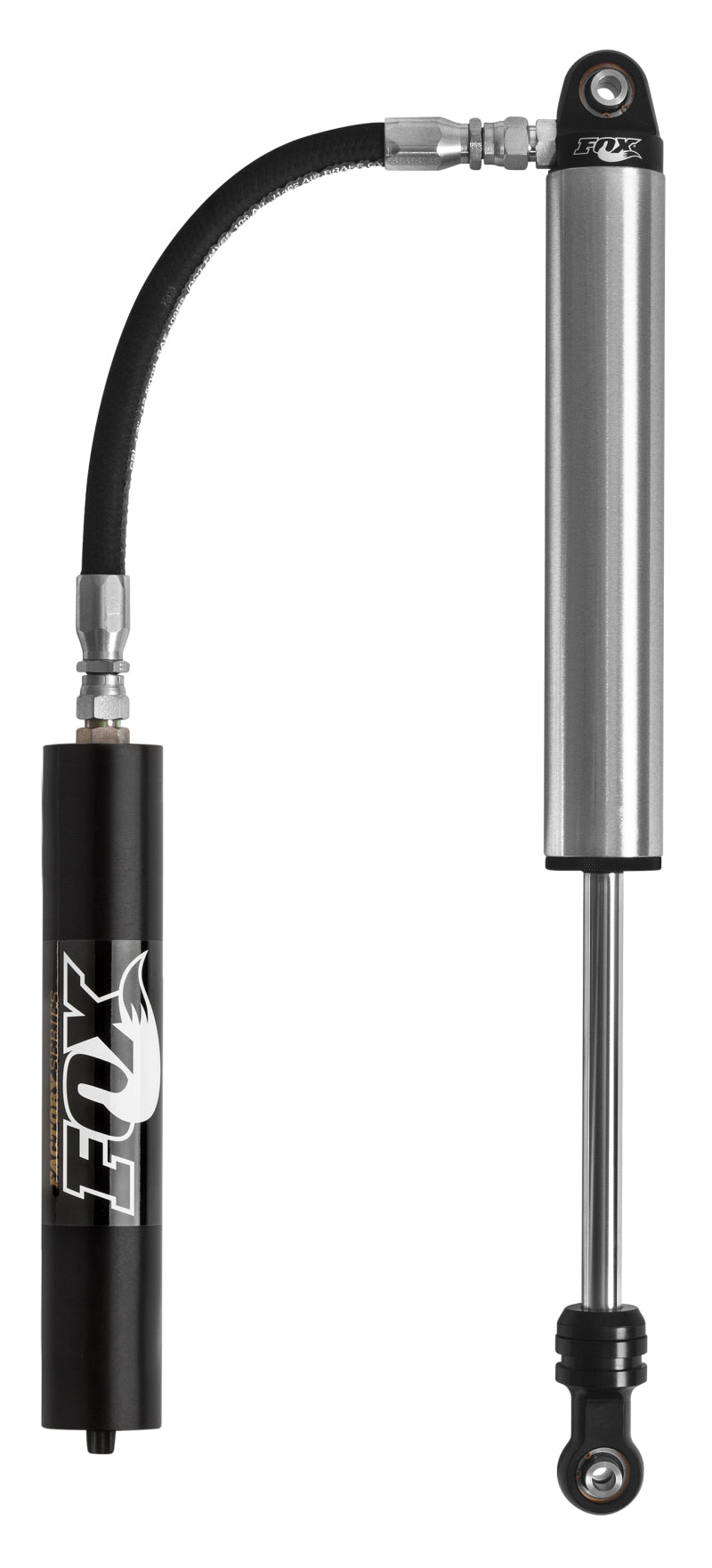 Fox 2.5 Factory Series 8in. Remote Res. C/O Shock 7/8in. Shaft / Long Retainer - Blk (Total Chaos)-thumbmail-1