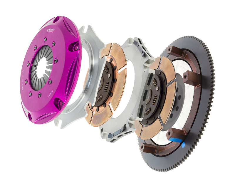 Exedy 2013-2016 Scion FR-S H4 Hyper Twin Cerametallic Clutch Sprung Center Disc Push Type Cover-thumbmail-2