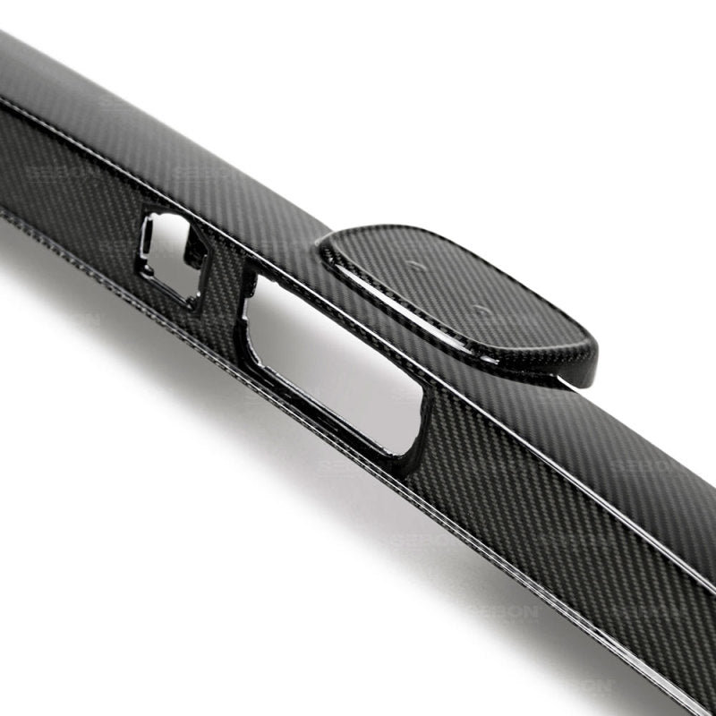 Seibon 2016+ Honda Civic 4DR Carbon Fiber OE Trunk Garnish-thumbmail-2