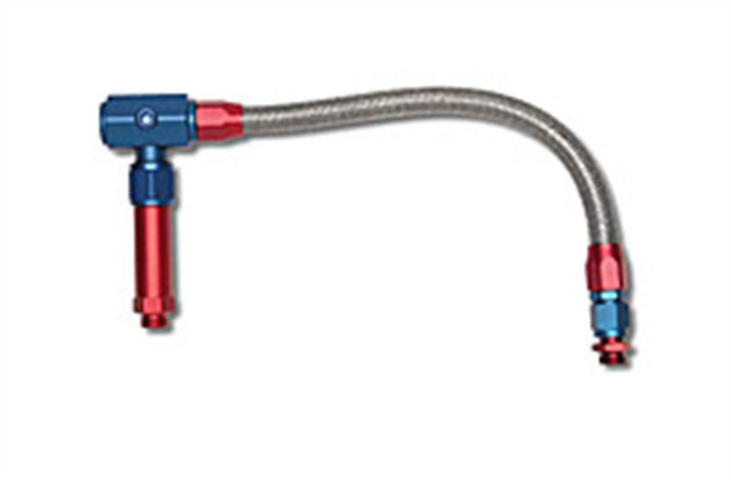Russell Performance -6 AN to 3/8in Female NPT ProFlex Demon Carb Dual Inlet Carb Kit (Red/Blue)-thumbmail-6