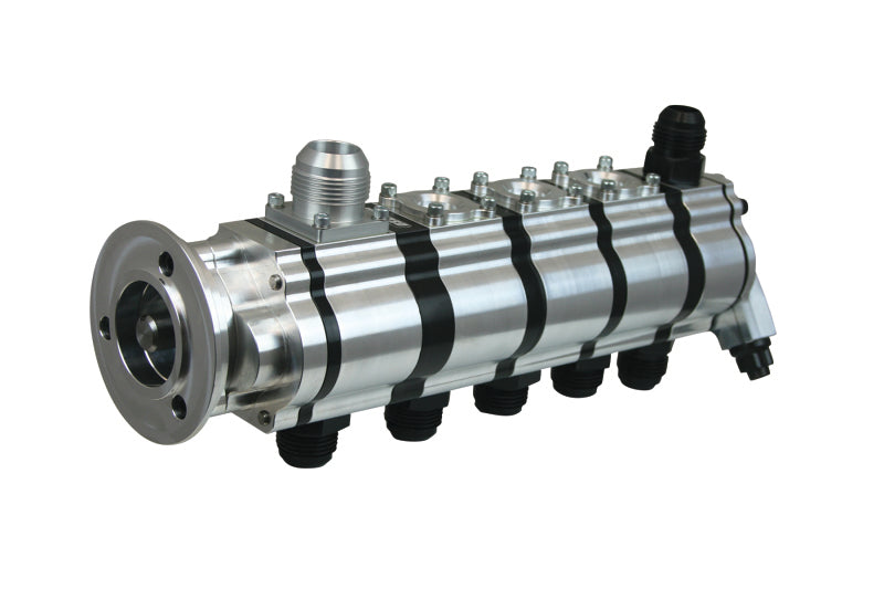 Moroso Procharger 5 Stage Dry Sump Oil Pump - Tri-Lobe - V-Band Clamp - 1.200 Pressure-thumbmail-1