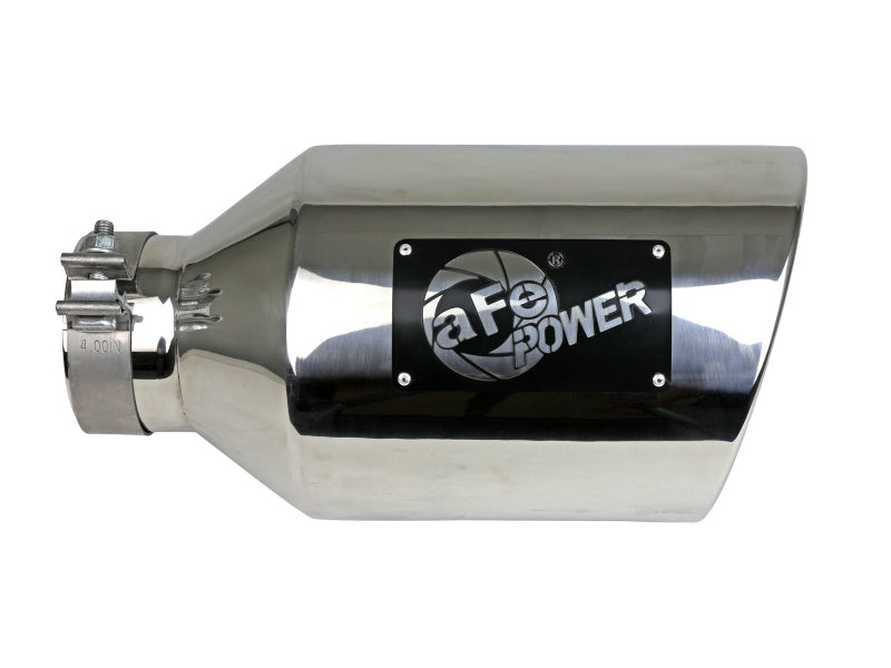 aFe Power MACH Force-Xp 304 Stainless Steel Clamp-on Exhaust Tip - Polished-thumbmail-3