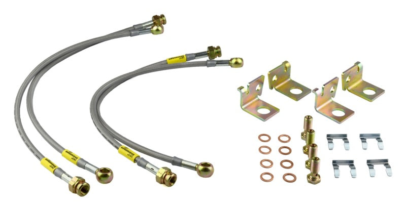 Goodridge 06-13 Chevrolet Corvette Z06/ZR1/Grand Sport Stainless Steel Brake Lines Kit-thumbmail-2