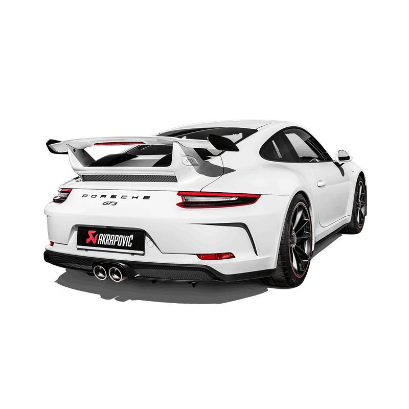 Akrapovic 2018 Porsche 911 GT3 (991.2) Slip-On Race Line (Titanium) w/Titanium Tail Pipe Set-thumbmail-2
