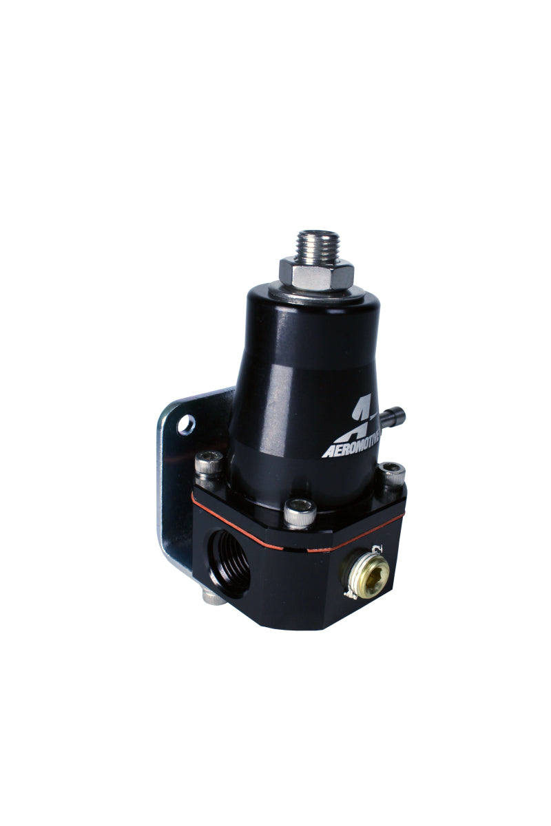 Aeromotive Adjustable Regulator Billet EFI Bypass - (2) -6 Inlets/(1) -6 Return - Black-thumbmail-2