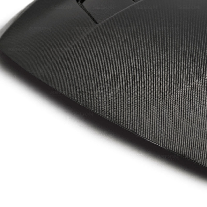 Seibon 18-20 Honda Accord TS-Style Carbon Fiber Hood-thumbmail-2