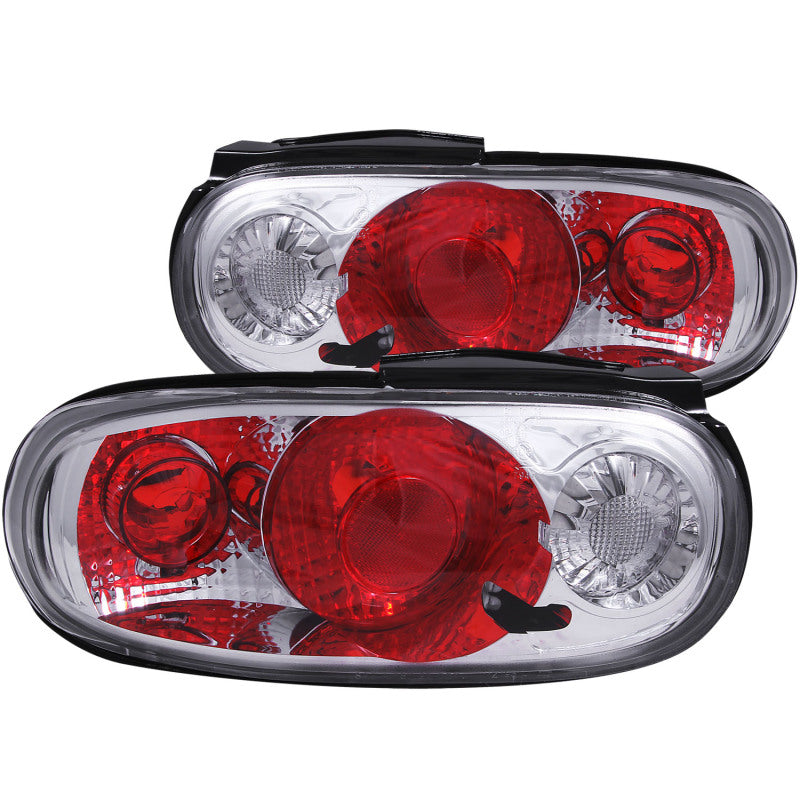 ANZO 1990-1997 Mazda Miata Taillights Chrome-thumbmail-1