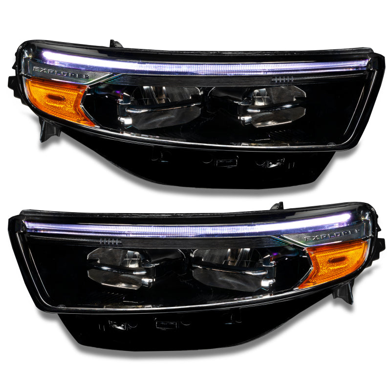 Oracle 20-22 Ford Explorer Dynamic RGB Headlight DRL Upgrade Kit - ColorSHIFT - Dynamic-thumbmail-5
