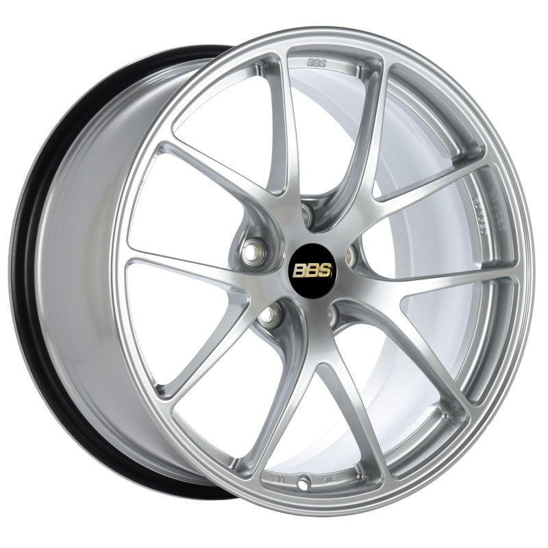 BBS RI-A 18x9.5 5x114.3 ET22 Diamond Silver Wheel -82mm PFS/Clip Required-thumbmail-1