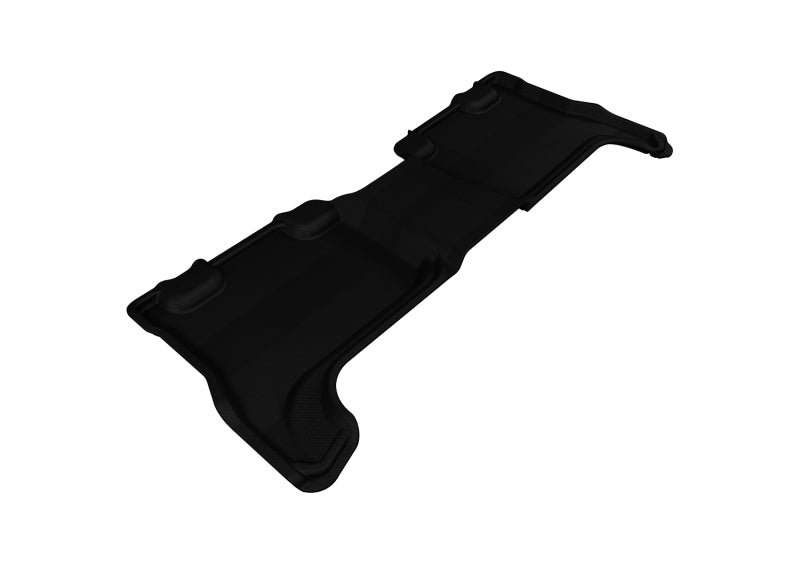3D MAXpider 2004-2012 Chevrolet/GMC Colorado/Canyon Crew Cab Kagu 2nd Row Floormats - Black-thumbmail-1