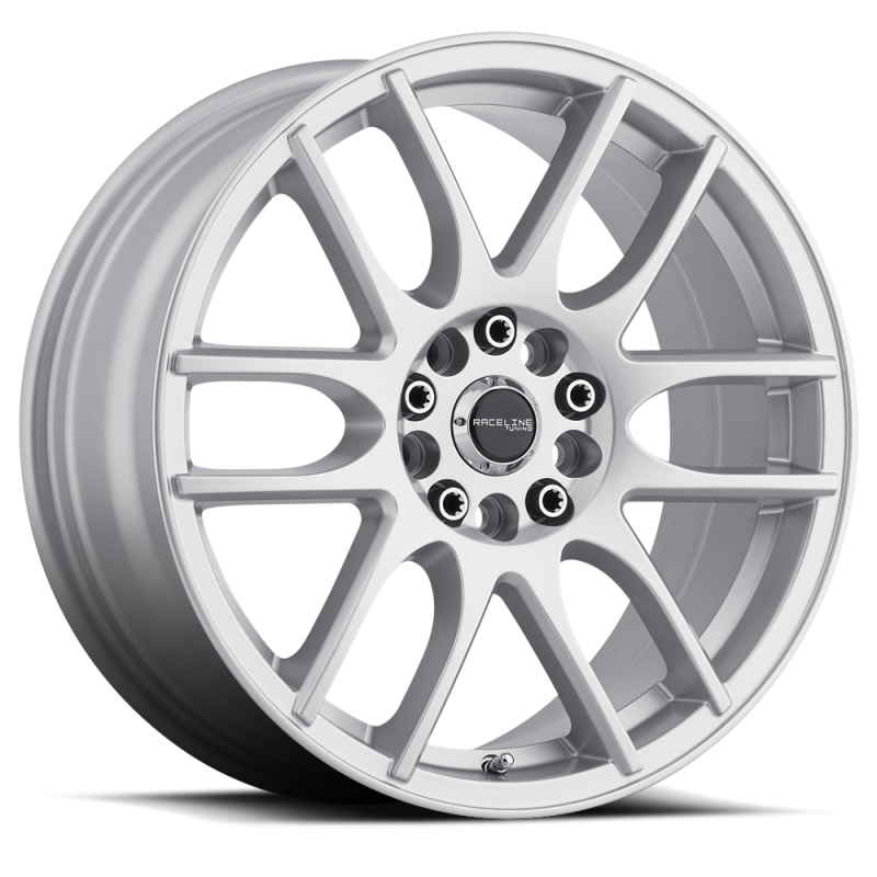 Raceline 141S Mystique 15x7in / 5x100/5x114.3 BP / 40mm Offset / 72.62mm Bore - Gloss Silver Wheel-thumbmail-1