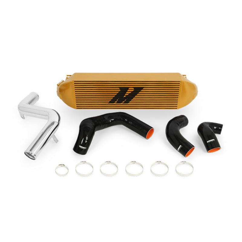 Mishimoto 2013+ Ford Focus ST Gold Intercooler w/ Polished Pipes-thumbmail-3