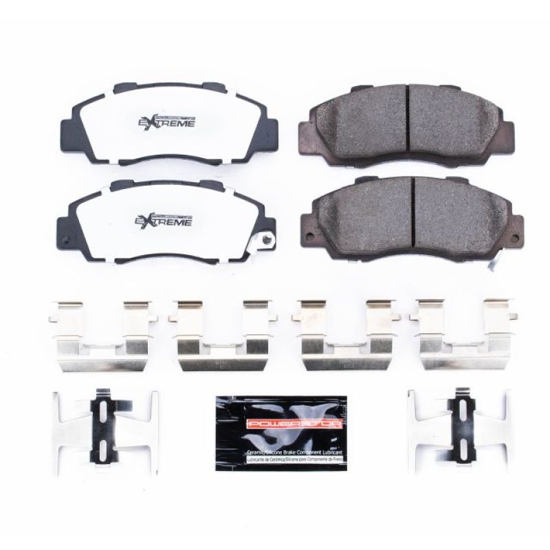 Power Stop 97-99 Acura CL Front Z26 Extreme Street Brake Pads w/Hardware-thumbmail-1