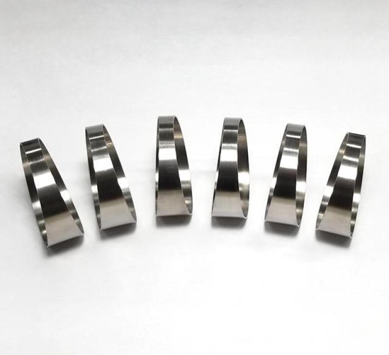 Ticon Industries 1.88in 7.5 Degree 1.5D/2.82in CLR Loose Radius 1mm Wall Titanium Pie Cuts - 6pk-thumbmail-2