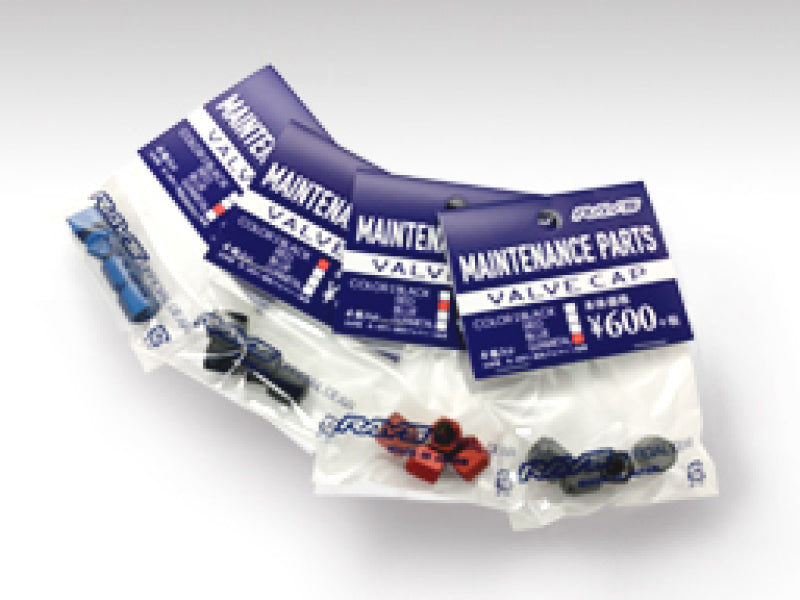 Rays Aluminum Air Valve Cap Set - Blue-thumbmail-1
