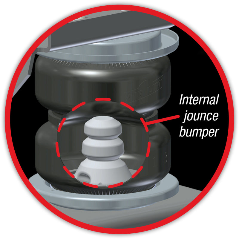 Air Lift Replacement Air Spring - Loadlifter 5000 Ultimate Bellows Type w/ internal Jounce Bumper-thumbmail-3