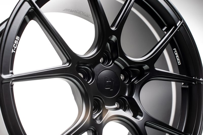 Titan 7 T-CS5 18x9.5 5x114.3 +40 Offset / 73 CB Machine Black Wheel (Hub Ring Req.)-thumbmail-2