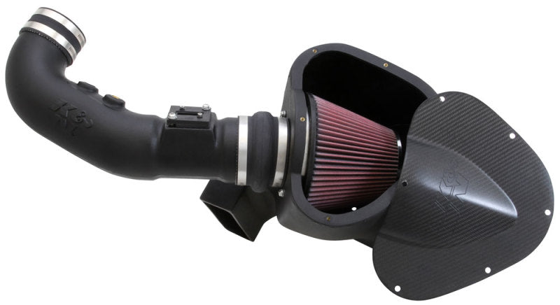 K&N 11-12 Ford Mustang GT 5.0L V8 Aircharger Performance Intake Kit-thumbmail-1