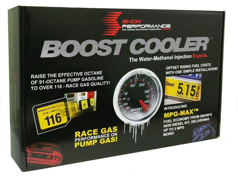 Snow Performance Stg 3 Boost Cooler DI 2D MAP Prog. Water Injection Kit (SS Braided Line & 4AN)