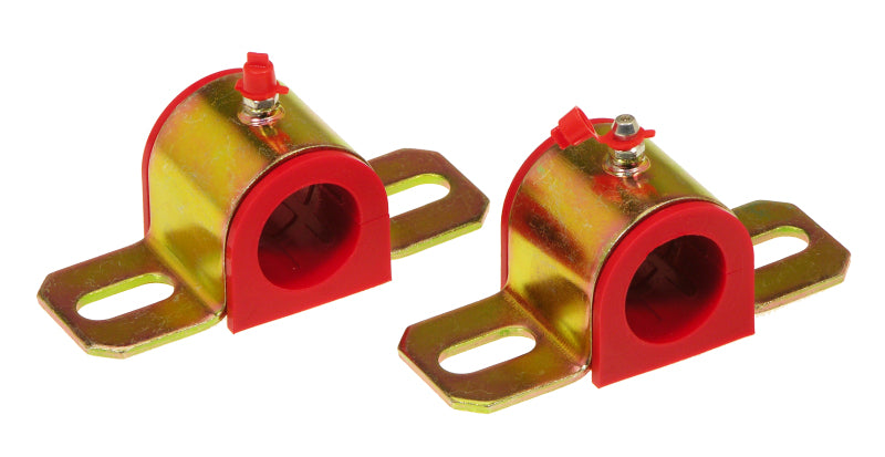 Prothane Universal Greasable Sway Bar Bushings - 1 1/8in - Type B Bracket - Red-thumbmail-1
