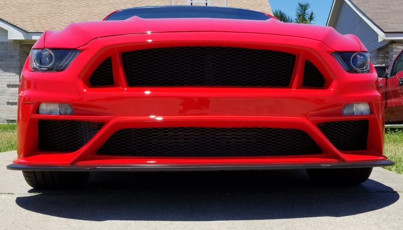 Anderson Composites 15-17 Ford Mustang Type-TT Front Bumper Fiberglass-thumbmail-3