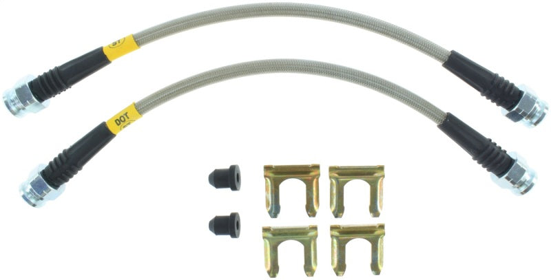 StopTech 12-16 Ford Fiesta Stainless Steel Rear Brake Lines-thumbmail-3