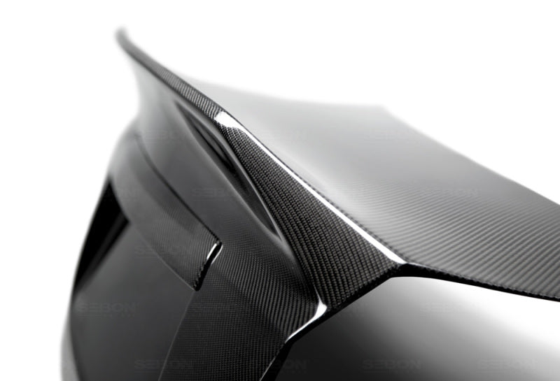 Seibon 08-14 Subaru Impreza WRX/STi 4dr C-style Carbon Fiber Trunk Lid-thumbmail-3