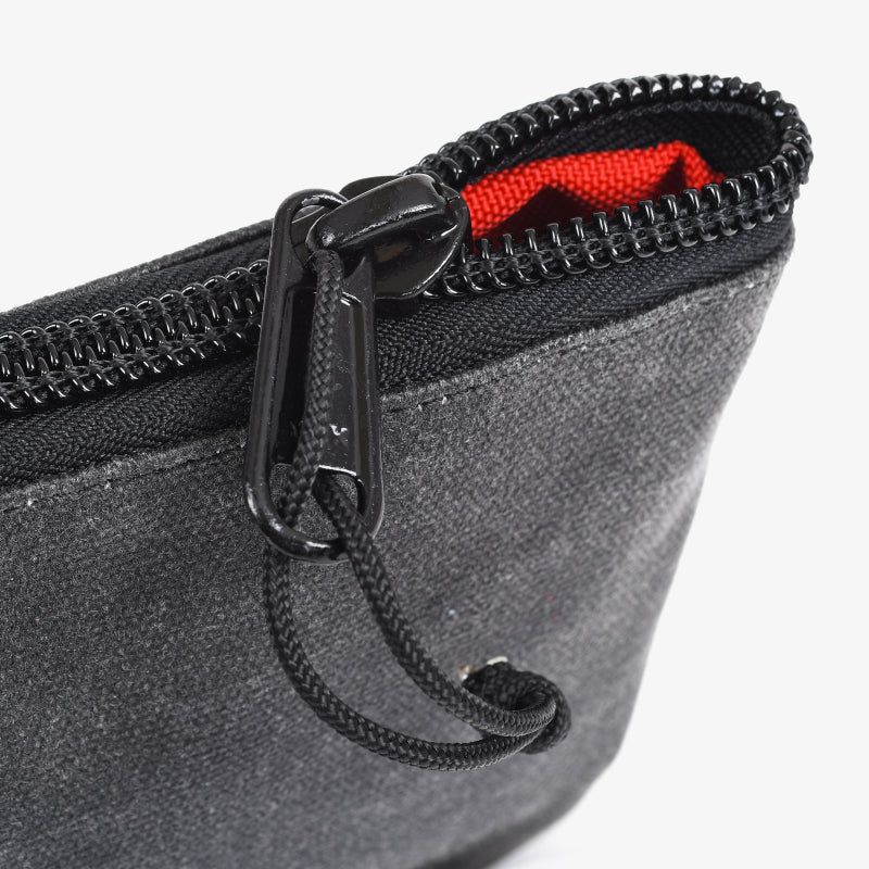 Go Rhino XVenture Gear Zipped Pouch - Large (12in. Wide Pocket / 6.5in. Hand Strap) Canvas - Black-thumbmail-2