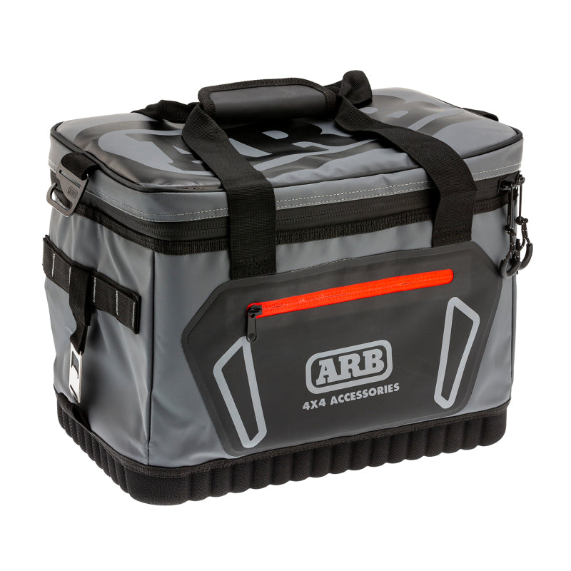 ARB Cooler Bag Charcoal w/ Red Highlights 15in L x 11in W x 9in H Holds 22 Cans-thumbmail-2