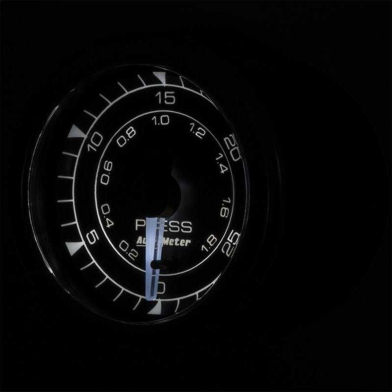 Autometer Chrono 2-1/16in 30PSI Pressure Gauge-thumbmail-3
