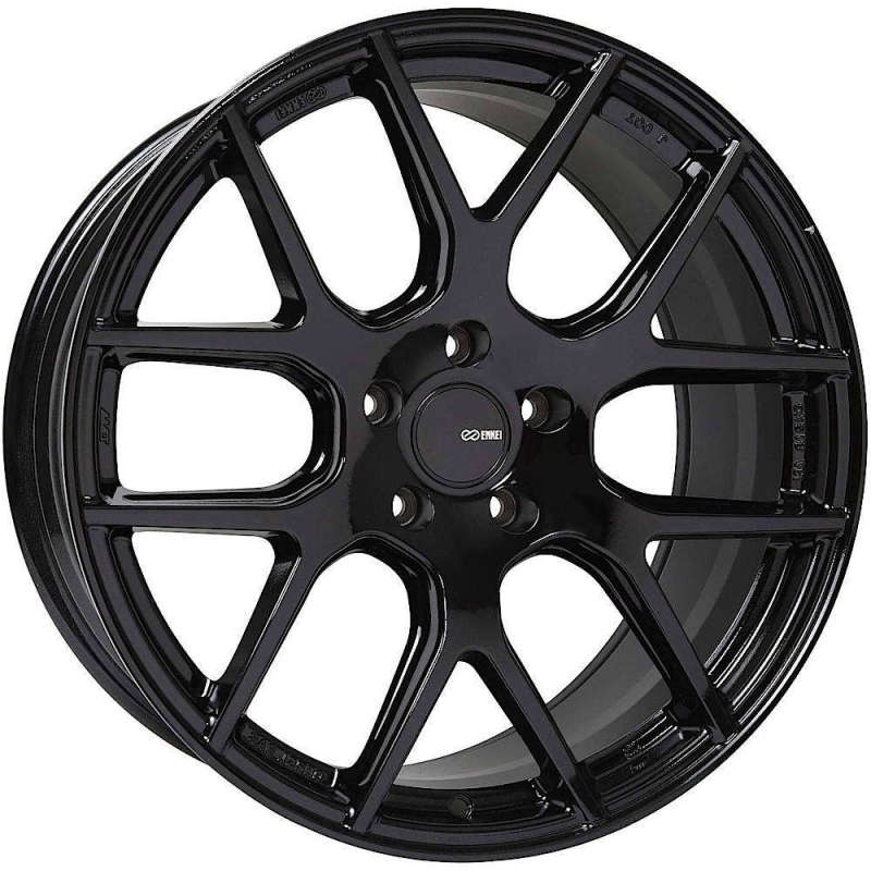 Enkei XM-6 17x7.5 5x114.3 40mm Offset 72.6mm Bore Gloss Black-thumbmail-1