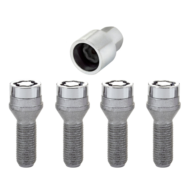 McGard Wheel Lock Bolt Set - 4pk. (Cone Seat) M12X1.25 / 19mm Hex / 29.1mm Shank Length - Chrome-thumbmail-6